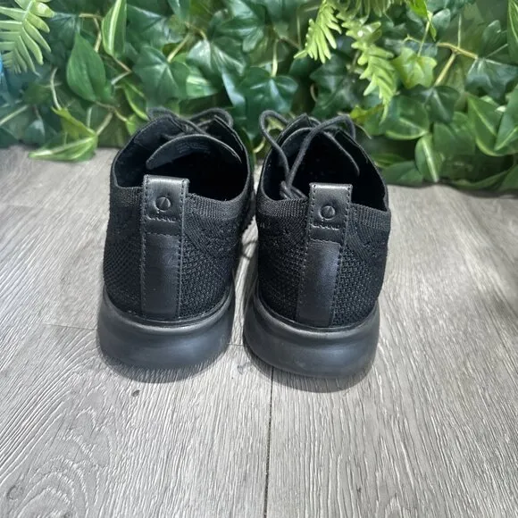 Cole Haan 2.ZeroGrand Black Stitchlite Wingtip Oxfords Derby Men Sz 10.5 C28527