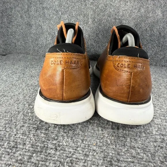 Cole Haan 2.Zerogrand Mens 10 Brown Leather Laser Wingtip Oxfords