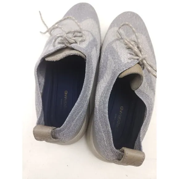 Cole Haan 2.Zerogrand Oxfords Men's 10.5 M Gray Stitchlite Casual Wingtip Shoes