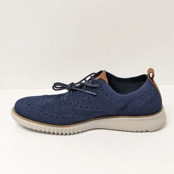 Cole Haan 2.Zerogrand Stitchlite Wingtip Oxfords, Navy, Men's 10 M
