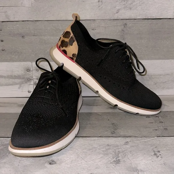 Cole Haan 4.ZERØGRAND Stitchlite™‎ Oxfords JAGUAR HAIRCALF NWOT Sz 8.5B