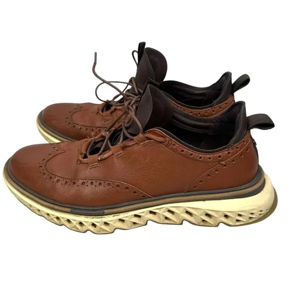 Cole Haan 5.ZERØGRAND Wingtip Oxfords Shoes Men’s US 11.5 M Brown Leather C38657