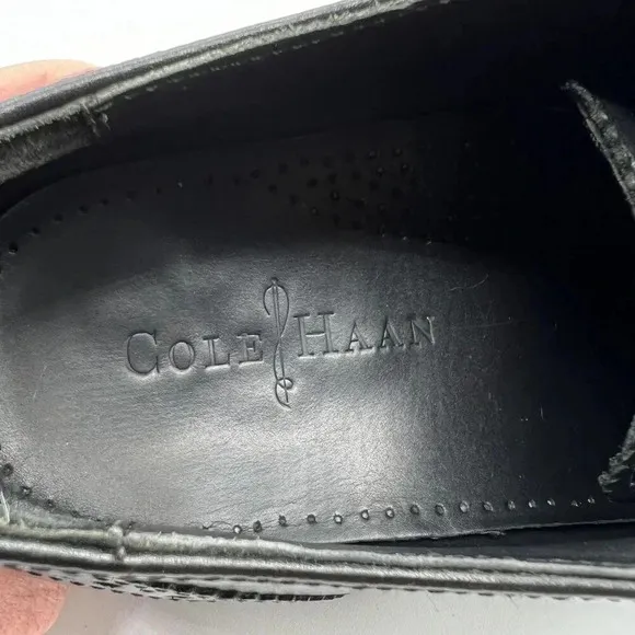 Cole Haan Air Madison Wingtip Oxford Mens 10.5 Dress Shoe Black C10145 Timeless