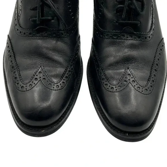 Cole Haan Air Madison Wingtip Oxford Mens 10.5 Dress Shoe Black C10145 Timeless