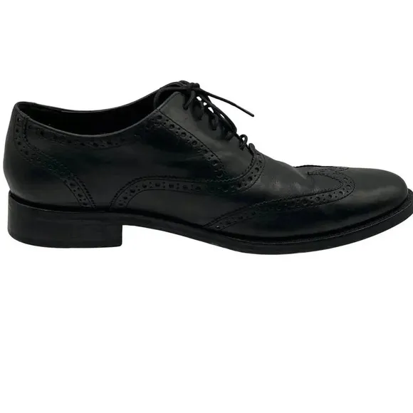 Cole Haan Air Madison Wingtip Oxford Mens 10.5 Dress Shoe Black C10145 Timeless