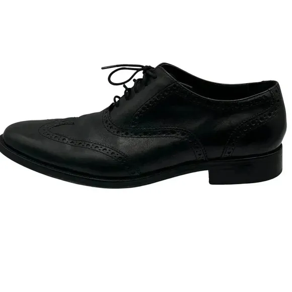 Cole Haan Air Madison Wingtip Oxford Mens 10.5 Dress Shoe Black C10145 Timeless