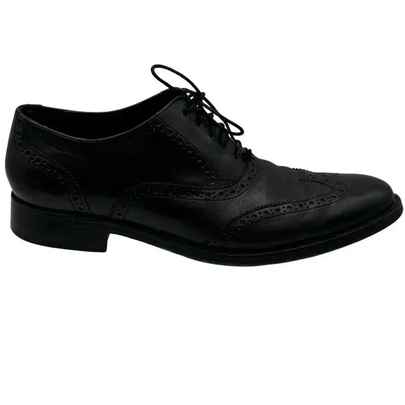 Cole Haan Air Madison Wingtip Oxford Mens 10.5 Dress Shoe Black C10145 Timeless