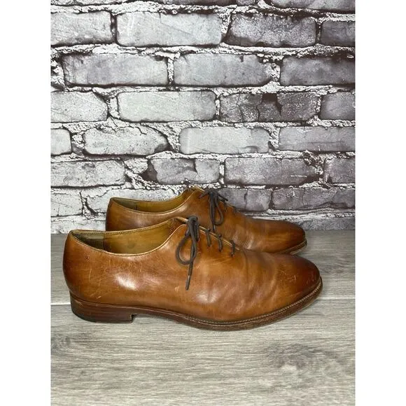 Cole Haan AMERICAN CLASSICS Mahogany Brown Leather Oxfords Dress Shoes Men 8.5D
