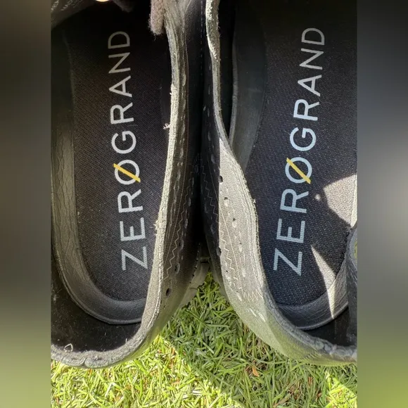 Cole Haan Black ZERØGRAND Remastered Wingtip Oxfords Sz (14)