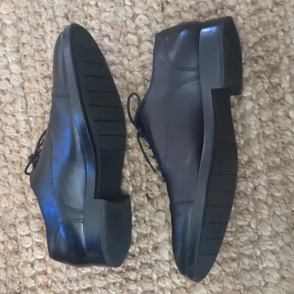 Cole Haan Broadway Leather Cap-Toe Oxfords Grand OS Technology 9.5