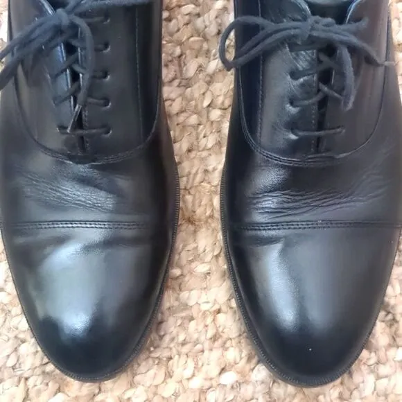 Cole Haan Broadway Leather Cap-Toe Oxfords Grand OS Technology Comfort 9.5