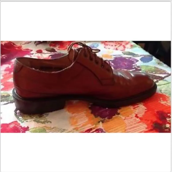 Cole Haan Brown Laceup Oxford Shoes SZ 10 1/2