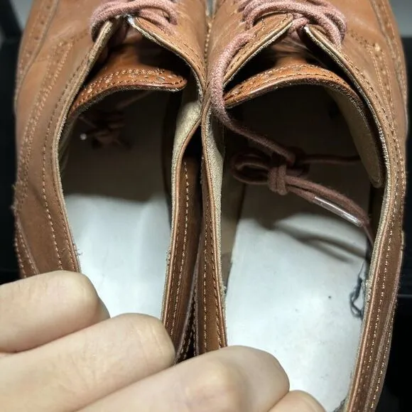 Cole Haan C26472 Mens 10.5 Original Grand Oxfords Wingtip Brown Leather
