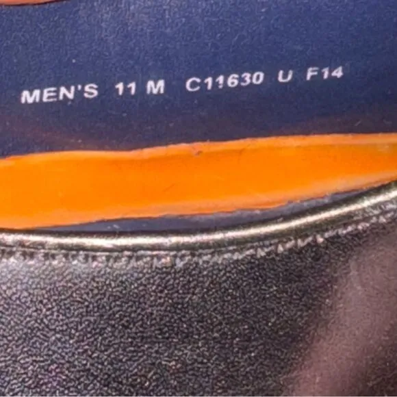 Cole Haan Cap Toe Shoes Black Leather Oxfords  11 M