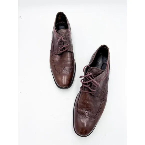 Cole Haan Copley Derby Oxford Size 9 Men's Wingtip Lace Up Oxfords