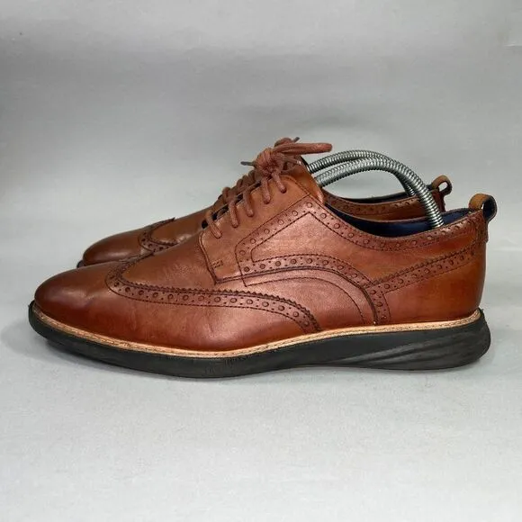 Cole Haan Grand Evolution Shortwing Wingtip Oxfords Men's Size 11.5 Dress Shoes