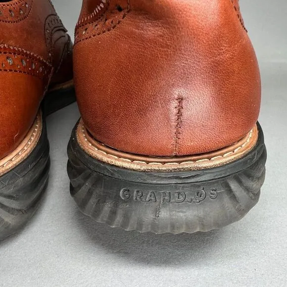 Cole Haan Grand Evolution Shortwing Wingtip Oxfords Men's Size 11.5 Dress Shoes