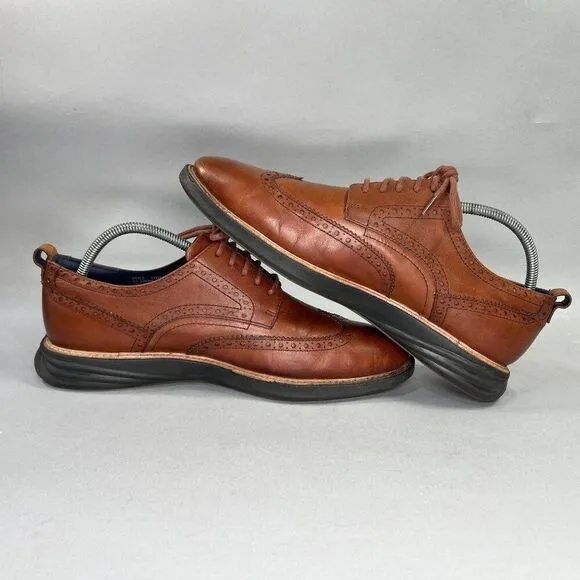 Cole Haan Grand Evolution Shortwing Wingtip Oxfords Men's Size 11.5 Dress Shoes