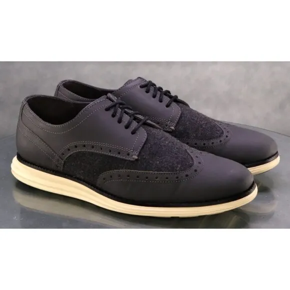 Cole Haan Grand OS $160 Men's Wingtip Oxford Dress Shoes Size 9 M Leather C26861