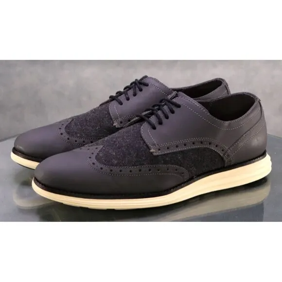 Cole Haan Grand OS $160 Men's Wingtip Oxford Dress Shoes Size 9 M Leather C26861