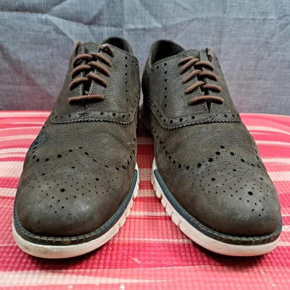 Cole Haan Grand O.S. Laser Wingtip Oxfords Men Size 12