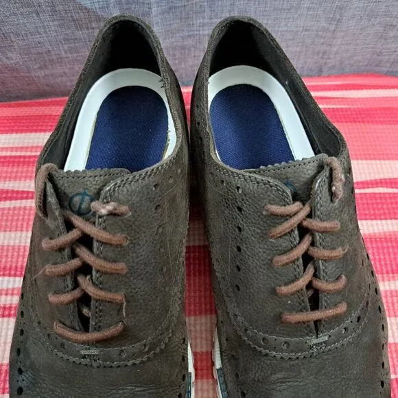 Cole Haan Grand O.S. Laser Wingtip Oxfords Men Size 12