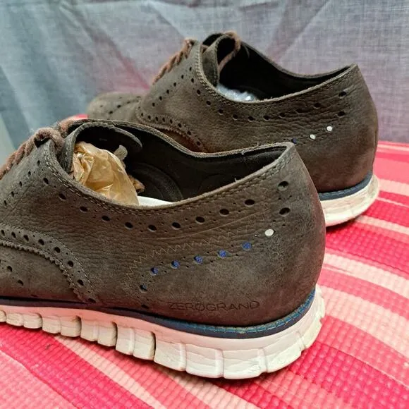 Cole Haan Grand O.S. Laser Wingtip Oxfords Men Size 12