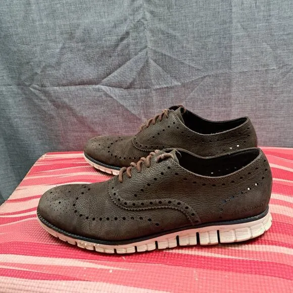 Cole Haan Grand O.S. Laser Wingtip Oxfords Men Size 12