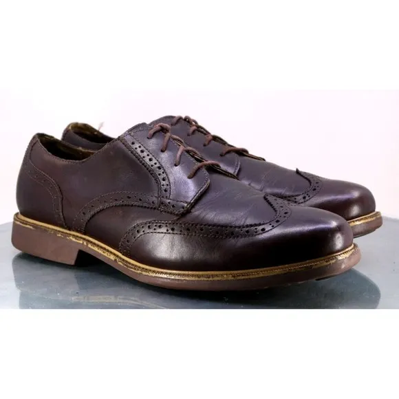 Cole Haan Grand OS Men's Oxfords Wingtip Dress Shoes Size 12 Brown C22004