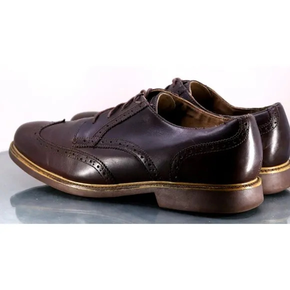 Cole Haan Grand OS Men's Oxfords Wingtip Dress Shoes Size 12 Brown C22004
