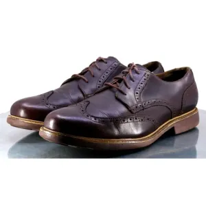 Cole Haan Grand OS Men's Oxfords Wingtip Dress Shoes Size 12 Brown C22004