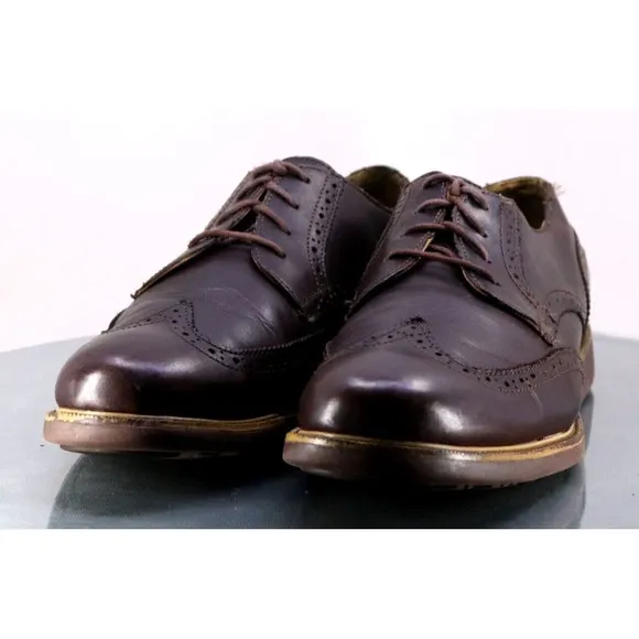 Cole Haan Grand OS Men's Oxfords Wingtip Dress Shoes Size 12 Brown C22004