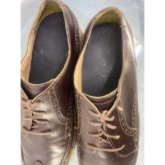 Cole Haan Grand OS Men's Oxfords Wingtip Dress Shoes Size 12 Brown C22004