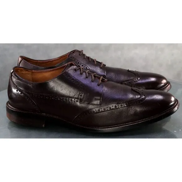 Cole Haan Grand OS Men's Wingtip Oxfords Dress Shoes Size 10.5 Leather C20320