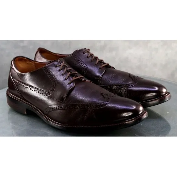 Cole Haan Grand OS Men's Wingtip Oxfords Dress Shoes Size 10.5 Leather C20320