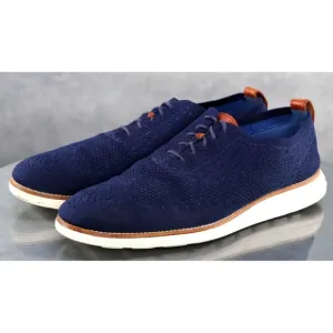 Cole Haan Grand OS Men's Wingtip Oxfords Dress Shoes Size 11 Blue C27960