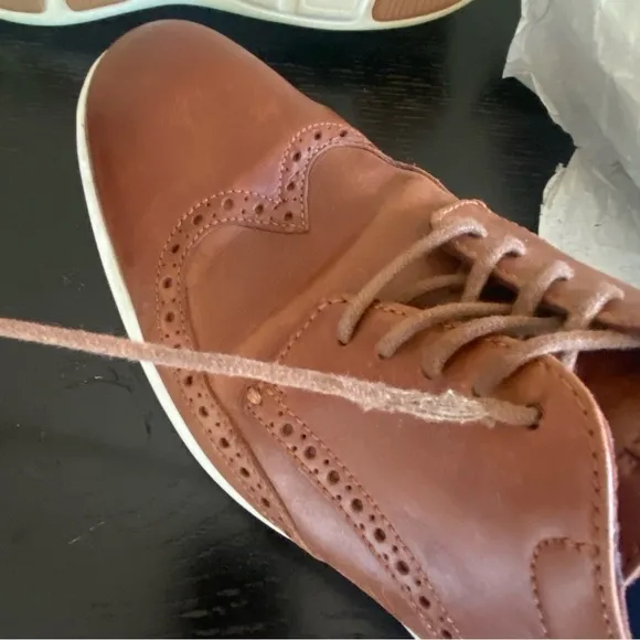 COLE HAAN Grand Tour Wingtip Men's Shoes Sz 11 M US Brown Leather Oxford C29414