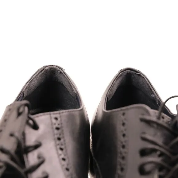 Cole Haan Grand Watson Black Leather Wingtip Derby Oxfords Mens 11.5 Dress Shoes