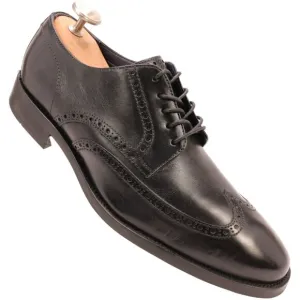 Cole Haan Grand Watson Black Leather Wingtip Derby Oxfords Mens 11.5 Dress Shoes