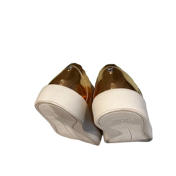 Cole Haan Grandpro Spectator Scalloped Slip-On Sneaker Dove Nubuck, Sz 8.5