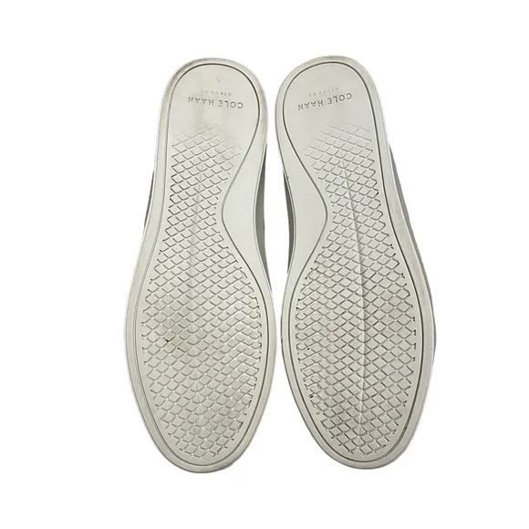 Cole Haan Grandpro Spectator Scalloped Slip-On Sneaker Dove Nubuck, Sz 8.5