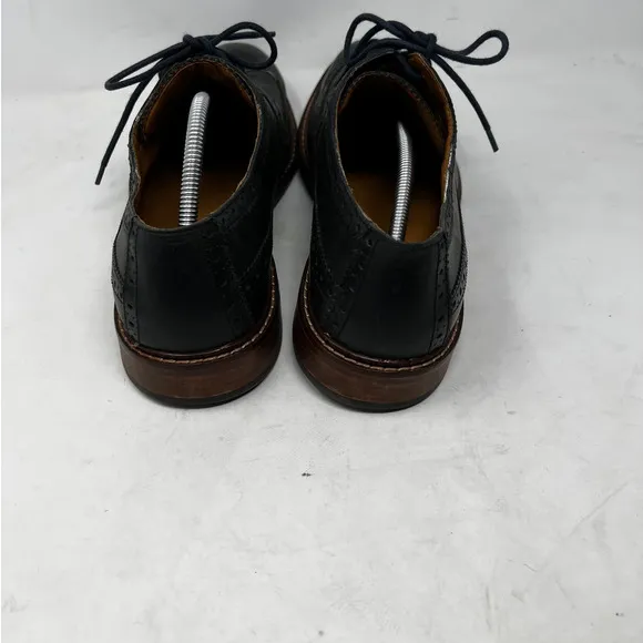 Cole Haan Leather Great Jones Black Wingtip Oxfords Shoes Men's Size‎ 13M