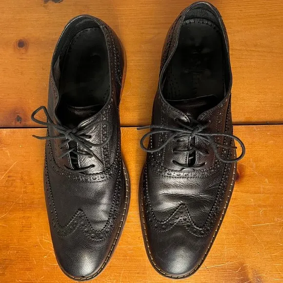 Cole Haan Leather Nike Air Wingtip Oxfords Shoes