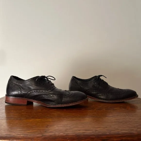 Cole Haan Leather Nike Air Wingtip Oxfords Shoes