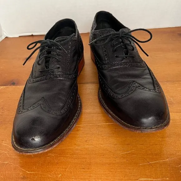 Cole Haan Leather Nike Air Wingtip Oxfords Shoes
