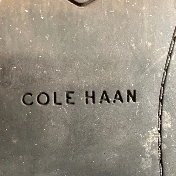 Cole Haan Leather Wingtip Oxford Dress Shoes Lace Up Black Size