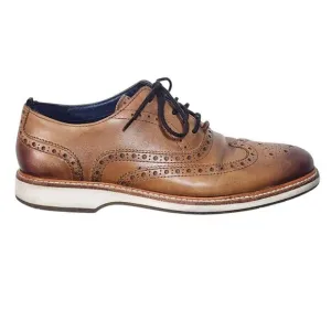 Cole Haan Leather Wingtip Oxford Shoes Size 8 Men's Brown Leather Oxfords
