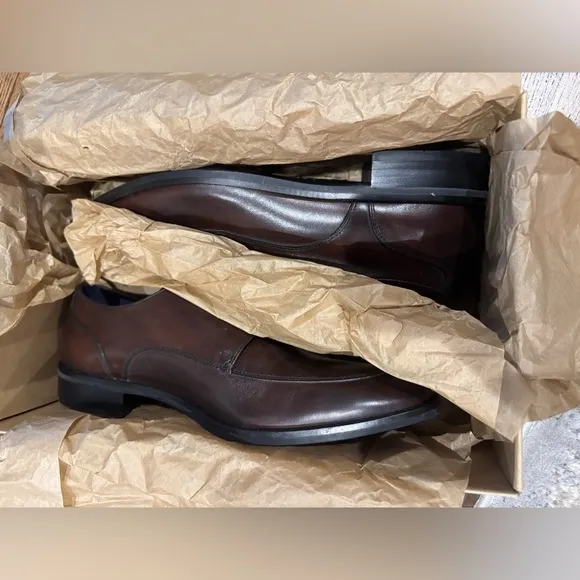 Cole Haan Lenox Hill Split Oxford T Moro Brown Leather Oxfords Shoes Men Size 11