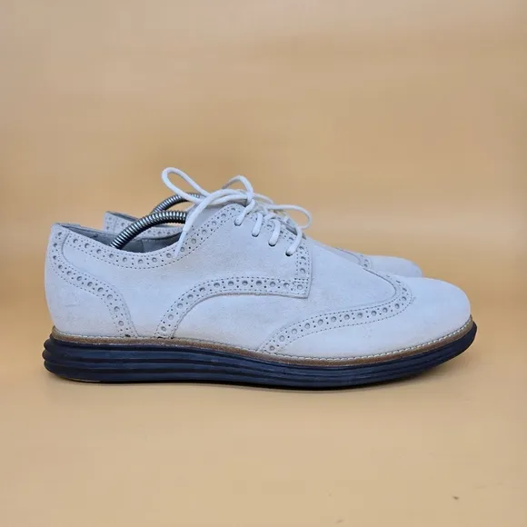 Cole Haan Lunargrand Wingtip Oxfords Men's Shoes Size 8.5
