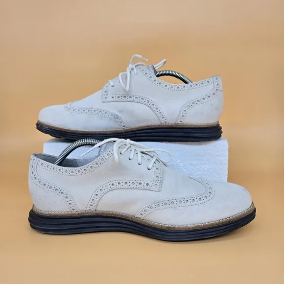 Cole Haan Lunargrand Wingtip Oxfords Men's Shoes Size 8.5
